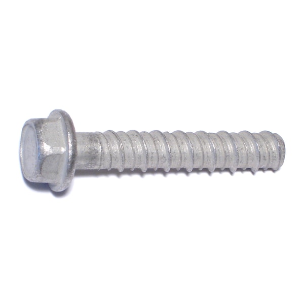 Red Head Tapcon Concrete Screw, 1/2" Dia., Hex, 3 in L, Steel Zinc